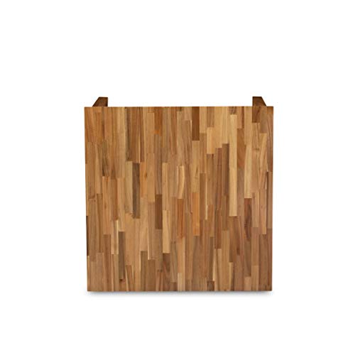 East West Furniture Oxford Square Dining Table for Small Spaces, 36x36 Inch, Natural East West Furniture