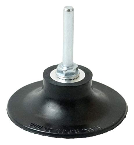 Weiler 51551 Tiger 1/4" Stem, 2" Diameter, Non-Woven Surface Conditioning Plastic Button Style Back-Up Pad Weiler