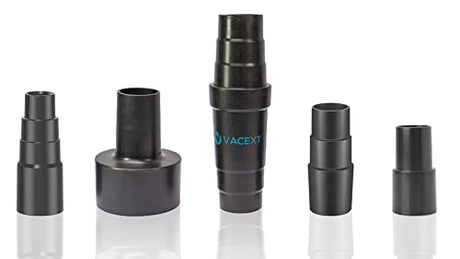 Universal Vacuum Hose Adapter Kit Reducer Attachment Set Converter from 1 1/2 inch to 1 1/4 inch from 1 3/8 inch to 1 1/4 inch Dust Hose Port Adapter VACEXT