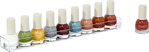 YIEZI Nail Polish Organizer 84 Bottles of 7 Layers Sunglass Organizer Acrylic Display Rack Eyeglasses Storage Essential Oils Holder Makeup Organizer YIEZI