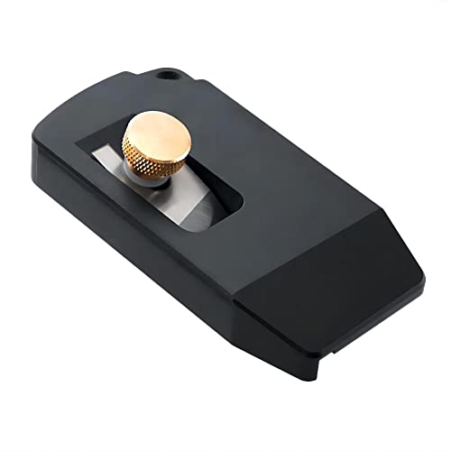 KETIPED Woodworking Edge Trimmer,Hand Planer Edge Bander with High Speed Steel Blade,Edge Banding Cutter for PVC ABS Melamine Veneer,MG-027Bk KETIPED