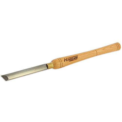Hurricane Turning Tools, HTT-115, High Speed Steel, 3/4" Oval Skew Chisel for Woodturning Hurricane Turning Tools