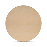 Wood Circles 11 inch, 1/8 Inch Thick, Birch Plywood Discs, Pack of 3 Unfinished Wood Circles for Crafts, Wood Rounds by Woodpeckers Woodpeckers