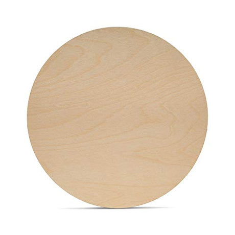 Wood Circles 11 inch, 1/8 Inch Thick, Birch Plywood Discs, Pack of 3 Unfinished Wood Circles for Crafts, Wood Rounds by Woodpeckers Woodpeckers