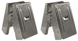 Century Drill & Tool 72990 2x4 Saw Horse Brackets, Set of 2, Galvanized, Compact Storage Century Drill & Tool