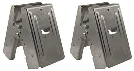Century Drill & Tool 72990 2x4 Saw Horse Brackets, Set of 2, Galvanized, Compact Storage Century Drill & Tool