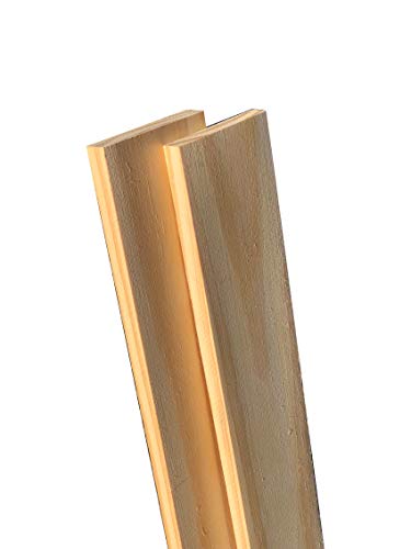 Pine Wood Lumber Board 6 Count Wooden Lumber Plank 3/4 in x 4 in x 3 ft Unfinished Suitable for Construction Projects DIY Decor Planed Timber for Wood To The World