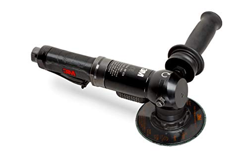 Cubitron II Disc Sander - Pneumatic Sander For Metal, Wood and Composites - Dual Mount - Air Powered Sander - Grinding, Finishing, Sanding - 1/2 Cubitron II