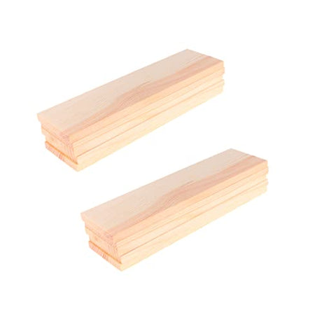 NOLITOY 10pcs Plank Board Wood Boards for Crafts Unfinished Wood Plaques Craft Wood Rectangular Blocks Carving Basswood Photo Backdrop Board NOLITOY