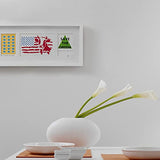 9 Pcs American Flag Stencils, We The People Stencils Deer 1776 Stencils Cow Bear Truck Sunflower Stencils for Painting on Wood Canvas Walls Fabric CODOHI