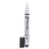 Pebeo Porcelaine 150, China Paint Fine Tip Marker - Anthracite Black (021009) Pebeo