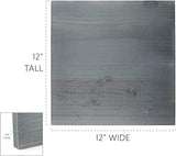 Cornucopia Blank Wood Plaques (2-Pack), Gray Washed Fir Wooden Sign for DIY Crafts 12x12 Inch Cornucopia Brands