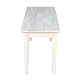 International Concepts BE-39 Shaker Style Bench, Unfinished IC International Concepts