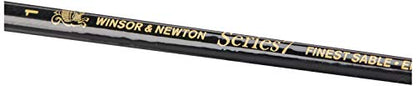 Winsor & Newton Series 7 Kolinsky Sable Brush, Round SH #1,Black