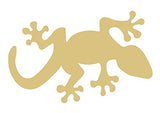 Gecko Cutout Unfinished Wood Animal Zoo Nature Center Decor Door Hanger MDF Shape Canvas Style 1 Diverse Woodworking