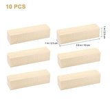MILISTEN 10pcs Basswood for Carving Basswood Blocks Wood Blocks for Crafts Unfinished Craft Wood Unfinished Wood Blocks Wood Carving Blocks Kit DIY Milisten