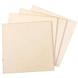 Healifty 20pcs Unfinished Wood Crafts Wooden Square Cutouts Unfinished Wood Squares Wooden Chips for Crafts Homemade Ornaments Wood Craft Slices Wood Healifty