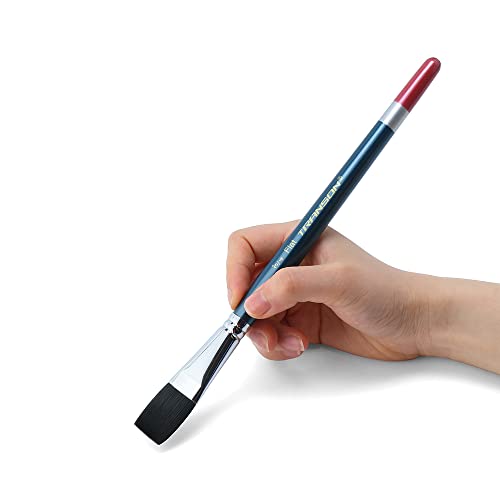 Transon 7pcs Natural Watercolor Paint Brush Set Professional for Watercolor Acrylic Ink Gouache Tempera TRANSON