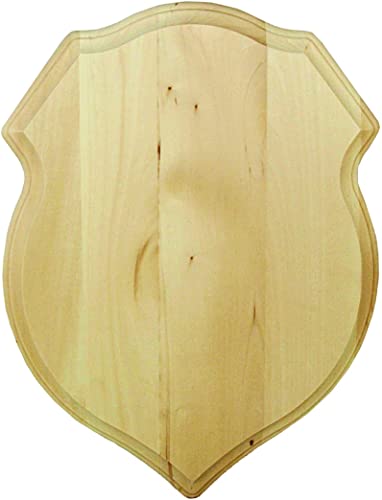 Walnut Hollow Basswood Shield Plaque, 12 by 16-Inch (38824) - WoodArtSupply