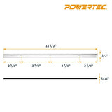 POWERTEC 12-1/2 Inch Planer Blades for Delta TP305, WEN 6550, Craftsman 21758, CMEW320, Grizzly G0663, Porter Cable PC305TP, POWERTEC PL1252 Planer POWERTEC