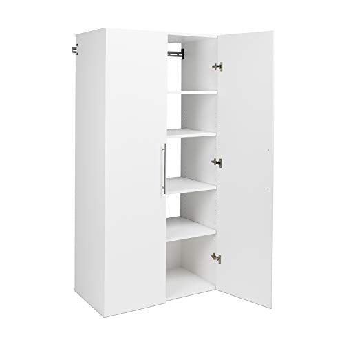 Prepac HangUps Large Elegant Wall-Mounted Storage Cabinet in White Prepac