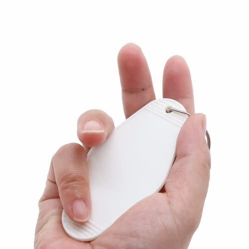 Nwsrayu 10pcs Blank Hotel Keychains Bulk Vintage Motel Keychain Vinyl HTV printing Keychains DIY Keychain tags (Mix 10) Nwsrayu