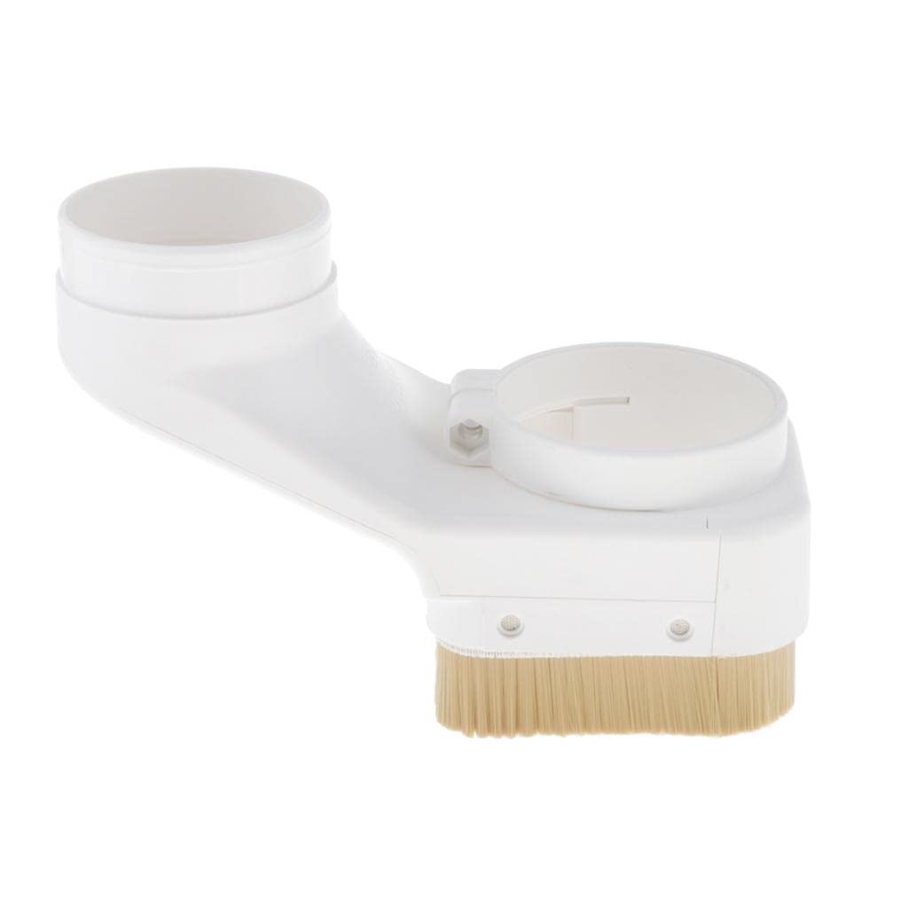 Almencla White Beige Spindle Dust Shoe Boot Cover Cleaner for CNC Routers Engraving Milling Machine Accessories, for 70mm Spindle Almencla