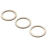 hobbyhub 100Pcs Unfinished Rings Shape Wood Pieces, 5cm Blank Wooden Circle Slices Wood Linking Rings for Christmas Home Decor, DIY Crafts hobbyhub