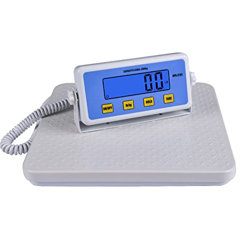 Tetuga Professional Medical Floor Scale, 440 lb High Capacity Digital Physician Scale, Accurate Healthcare Scale for Home Gym Office Use Tetuga