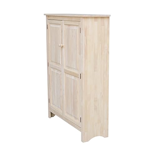 IC International Concepts Double Jelly Cupboard-51 H Cupboard, 51-Inch, Unfinished - WoodArtSupply