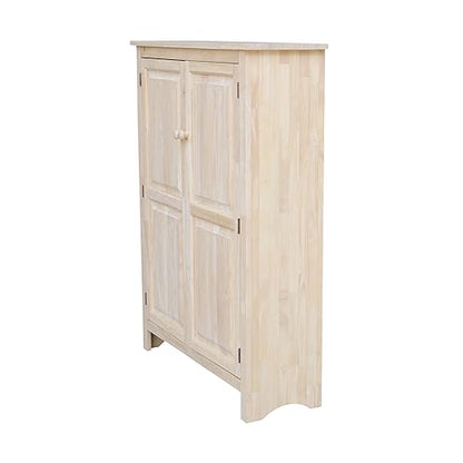 IC International Concepts Double Jelly Cupboard-51 H Cupboard, 51-Inch, Unfinished - WoodArtSupply