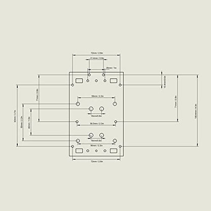 CNC Laser Engraver Module, Lifting Platform Module Engraving Module Sliding Slot Mini Focus Adjusting Holder, Horizontal Hold Down Clamps - WoodArtSupply