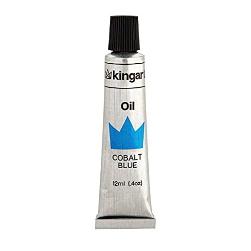 KINGART PRO Oil Paints (12 ml), Set of 24 Assorted Colors KINGART