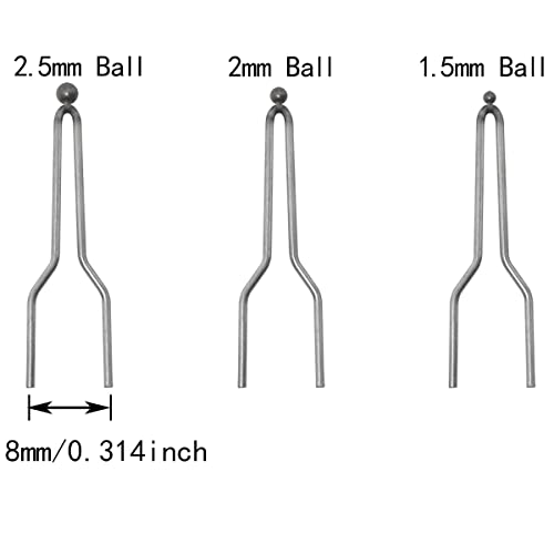 Pyrography Wire Tip ITROLLE 6PCS 3Sizes Wood Burning Ball Tips Wood Burning Tool for 30-50W Adjustable Wood Burning Machine (21, 22, 23) - WoodArtSupply