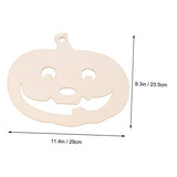 STOBOK 12 Pcs Pumpkin Chips Unfinished Pumpkin Cutout Kids DIY Painting Kit for Christmas Hanging Decors Pumpkin Cutting Board Nativity Ornaments for STOBOK