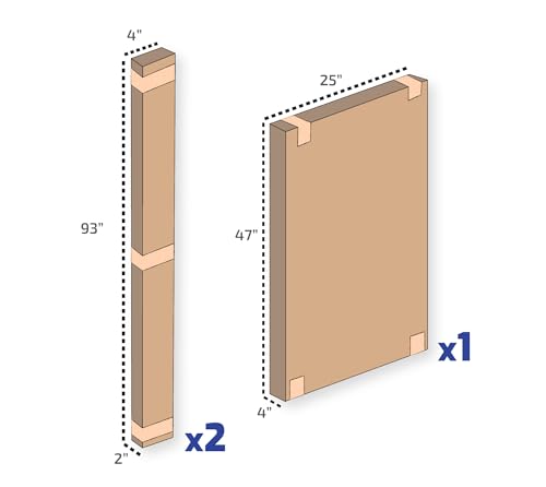 SafeRacks Garage Shelving - Storage Rack That Holds 500 Pounds Per Shelf - All Steel Shelves for Storage - Easy to Assemble Shelving Storage, Garage SafeRacks