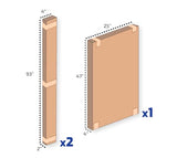 SafeRacks Garage Shelving - Storage Rack That Holds 500 Pounds Per Shelf - All Steel Shelves for Storage - Easy to Assemble Shelving Storage, Garage SafeRacks