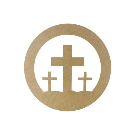 Easter Crosses in Circle, Unfinished Wood Craft, Build-A-Cross Build-A-Cross