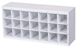 ArtBin 6828AG Paint Storage Tray, Art & Craft Supply Storage, Super Satchel System Accessory, Wall Mountable 21 Compartment Paint Organizer, White ArtBin
