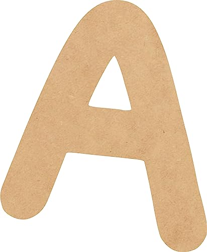 Custom Wall Letters 7 Inch A Craft, Small Break Bone Personalized Wall Art Alphabet,Unfinished Wooden Letters, Wall Hanging Alphabets Kids - WoodArtSupply