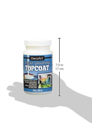 Decoart Clear Pouring Topcoat 8oz DecoArt