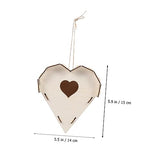 SEWOART 1 Set Bird House Wooden Birds Unfinished Birdhouse Bird Feeding House Kids Paint Bird Nest DIY Painting Bird Huse DIY Bird DIY Wood SEWOART