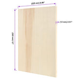 JOIKIT 10 Pack 9 x 12 Inch Wood Canvas Panels, Wooden Canvas Board Unfinished Wood Cradled Painting Panel Boards, Artist Wooden Canvases for Burning, JOIKIT