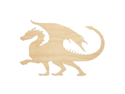 Dragon - Add Some Color to Your Life with Our Unfinished Wood Cutout Shapes BC6927