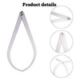 Watris Veiyi 10inch Clay Caliper Tool, Stainless Steel Caliper Clay, Measuring Pottery Tool, Bent Leg Stainless Steel Caliper, Inside Outside Watris Veiyi