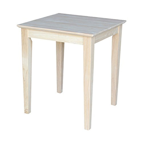 International Concepts Tall Shaker End Table, Unfinished OETNAISAN