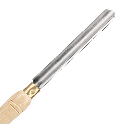 Woodworking Lathe Chisel, 22mm HSS Roughing Gouge Lathe Chisel Wood Turning Tools for Wood Hobbyist Carpenter - WoodArtSupply