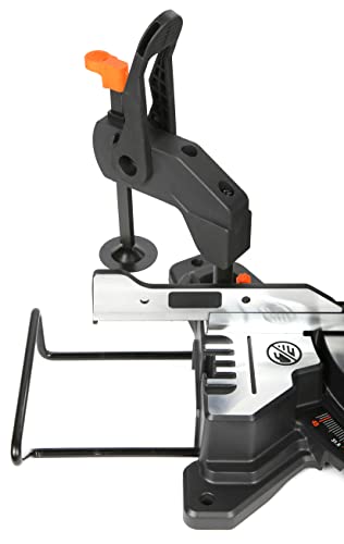 WEN MM0713 9.5-Amp 7.25-Inch Single Bevel Compact Sliding Compound Miter Saw with LED Cutline Guide, Black WEN