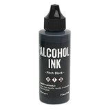 Tim Holtz Alcohol Ink - Pitch Black 2 oz. Ranger