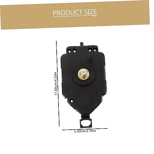 Veemoon 1 Set Pointer Walnut Suite Metal Sports Mechanical Accessories Set Pendulum Second Hand Iron Mute Clock Wall Clock Motor Quartz Clock Veemoon